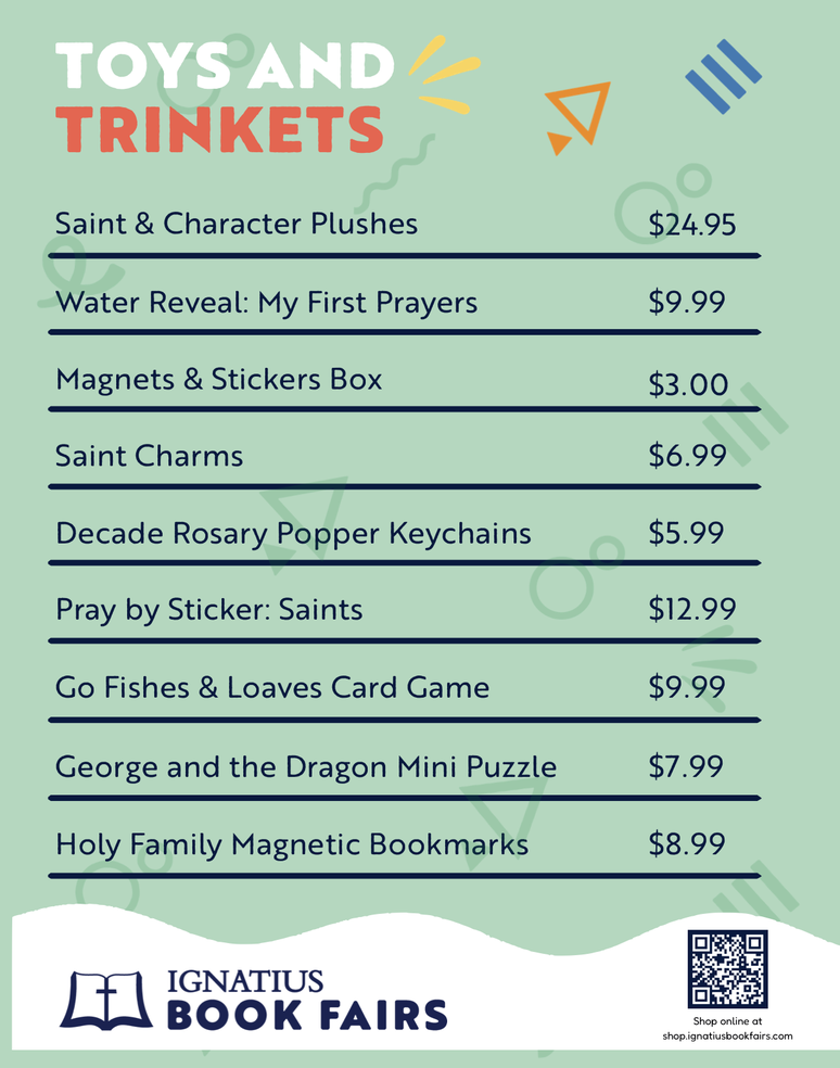 Book Fair Resources | Ignatius Book Fairs